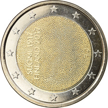 Finland, 2 Euro, Indépendance, 2017, Vantaa, MS(63), Bi-Metallic