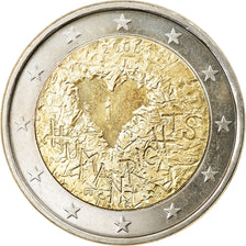 Finland, 2 Euro, Les Droits de L 'Homme, 2008, Vantaa, MS(63), Bi-Metallic