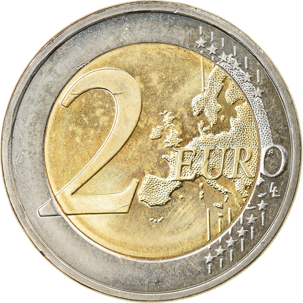 Finland, 2 Euro, Les Droits de L 'Homme, 2008, Vantaa, MS(63), Bi-Metallic