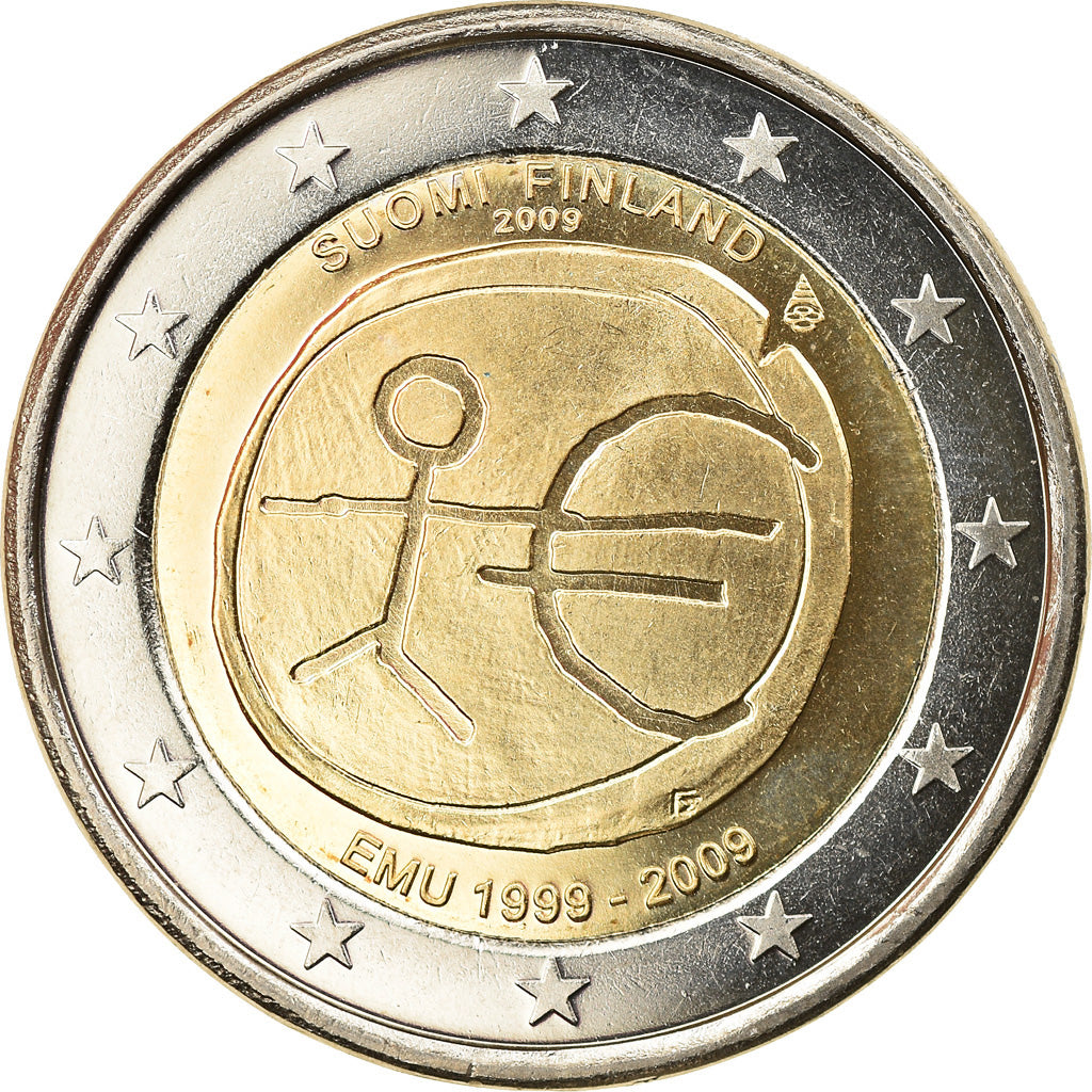 Finland, 2 Euro, EMU, 2009, Vantaa, AU(50-53), Bi-Metallic, KM:144