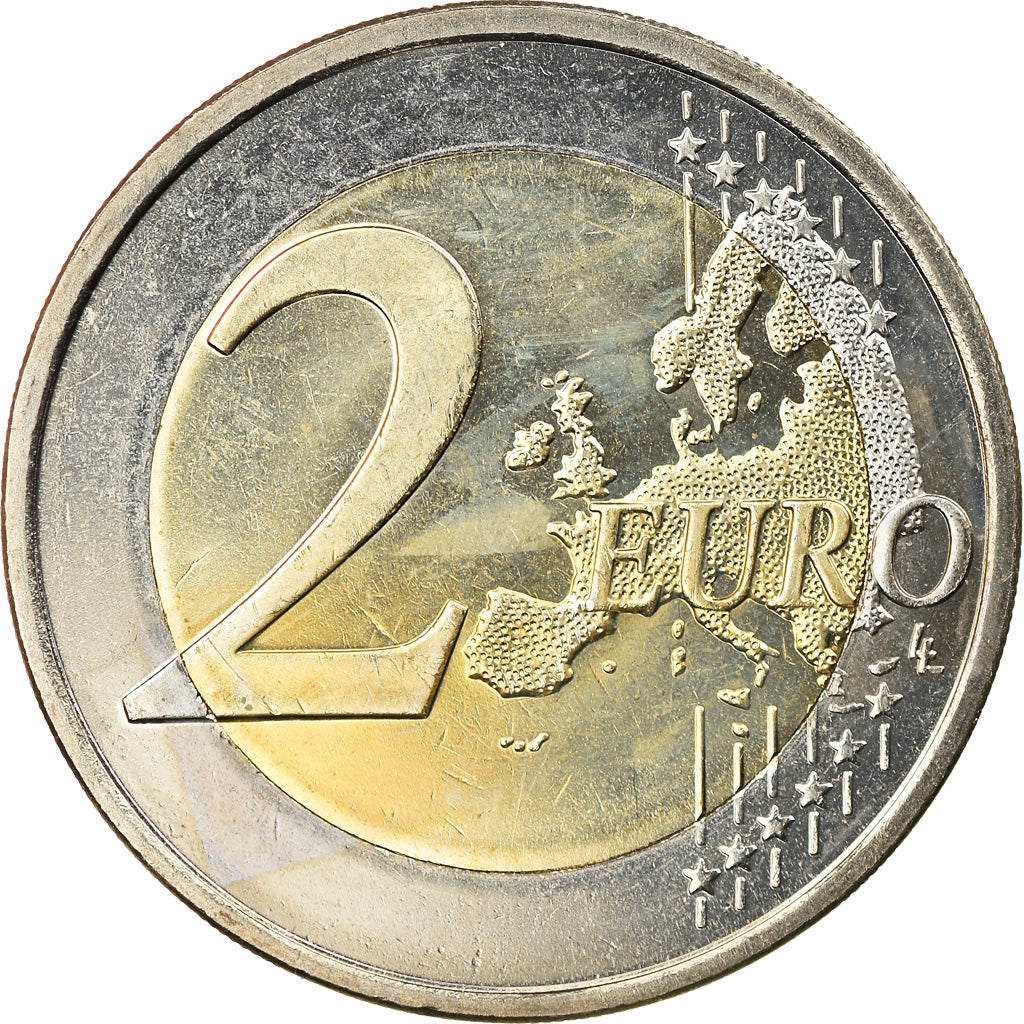 Finlandia, 2 Euro, 10 ans de l'Euro, 2012, Vantaa, SC, Bimetálico, KM:178