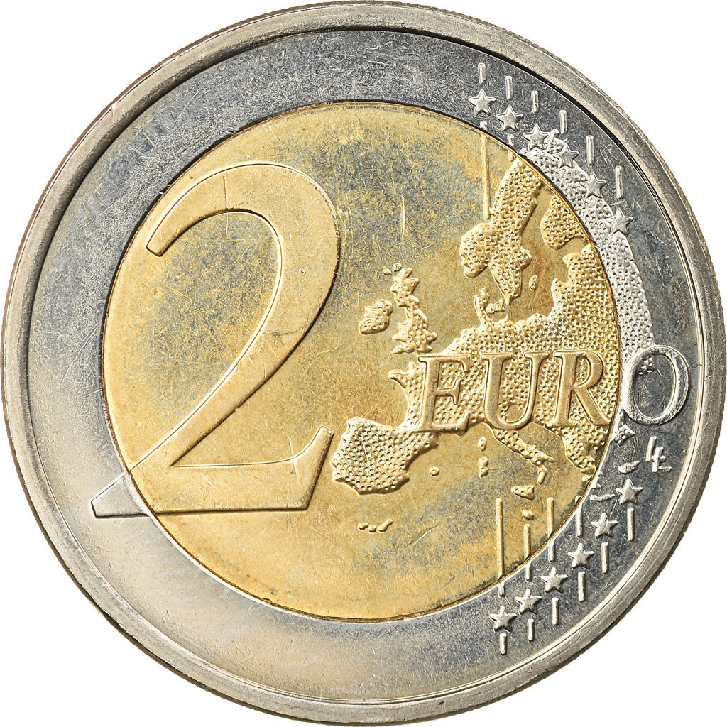 Finlandia, 2 Euro, Helene Schjerfbeck, 2012, Vantaa, SC, Bimetálico, KM:182