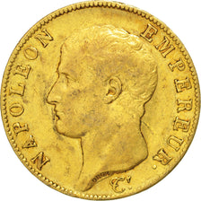 Premier Empire, 40 Francs Or Napoléon Empereur An 14 A, Paris, KM 664.1