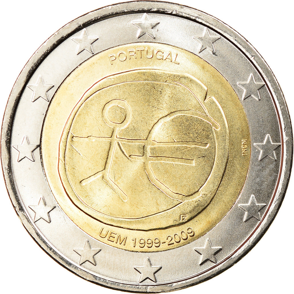 Portugal, 2 Euro, EMU, 2009, Lisbon, MS(63), Bimetálico, KM:785