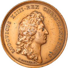 France, Medal, Louis XIV, La Devise du Roi, History, 1663, Mauger, Restrike
