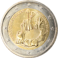 Portugal, 2 Euro, Agriculture familiale, 2014, Lisbon, MS(63), Bi-Metallic