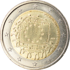 Portugal, 2 Euro, Drapeau européen, 2015, Lisbon, MS(63), Bi-Metallic