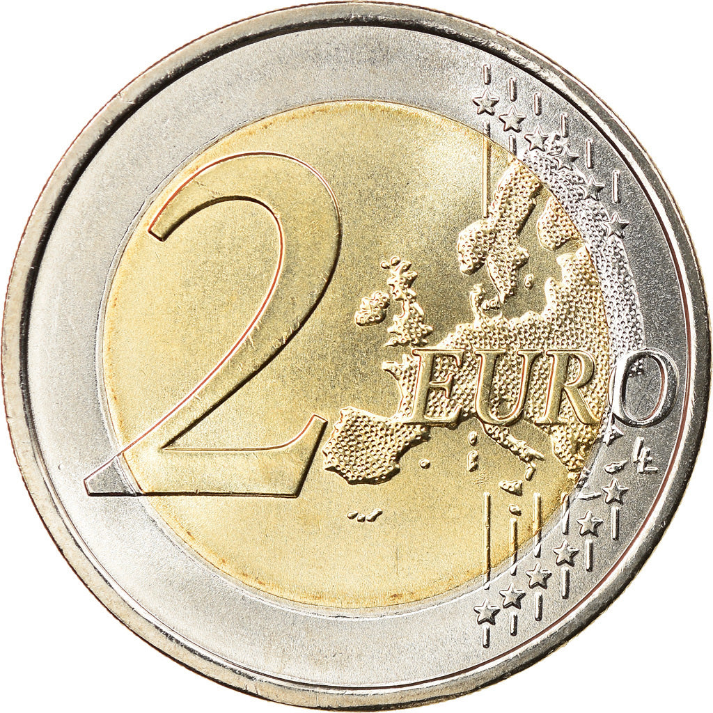 Portugal, 2 Euro, Drapeau européen, 2015, Lisbon, MS(63), Bi-Metallic