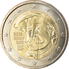 Portugal, 2 Euro, Raul Brandao, 2017, Lisbon, MS(63), Bi-Metallic