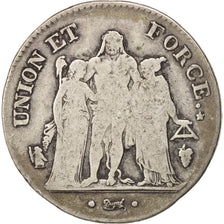 Consulat, 5 Francs Union et Force An 8 Q, Perpignan, KM 639.8