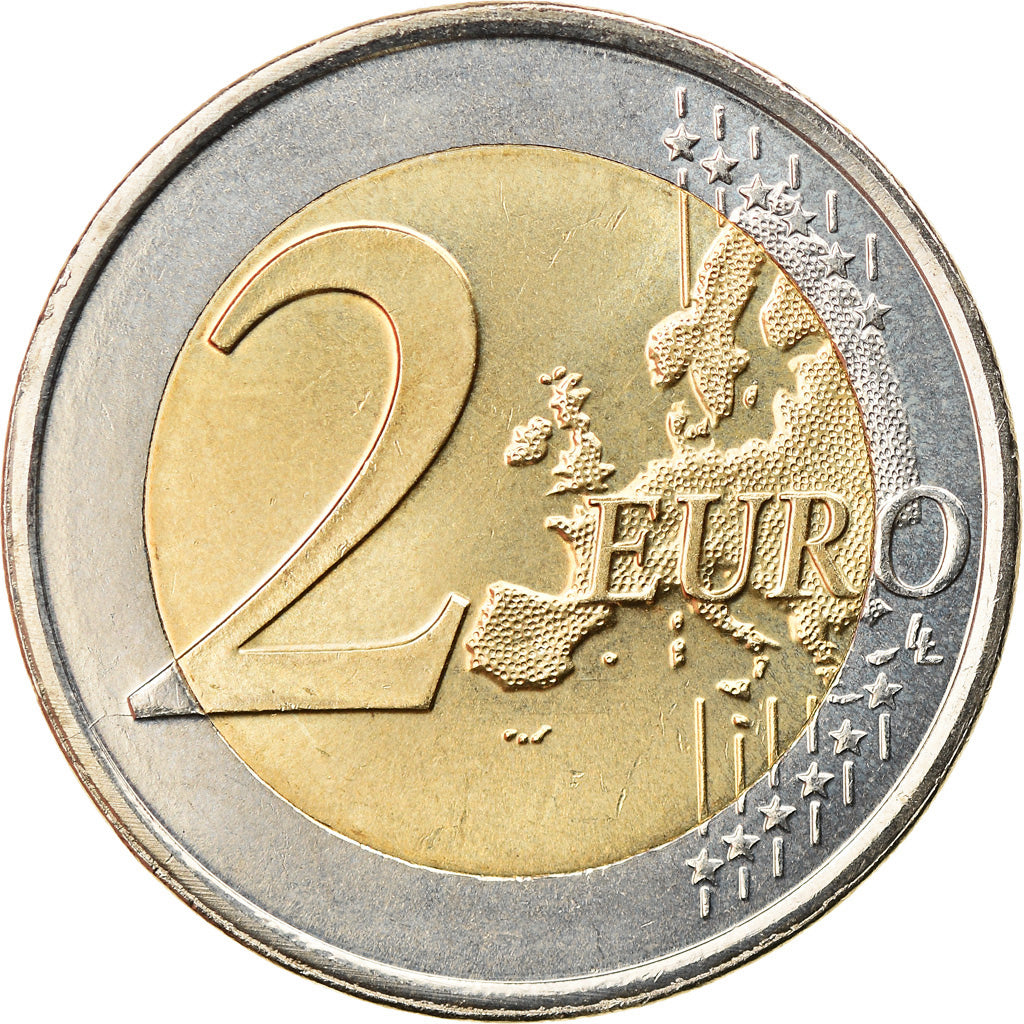Luxemburgo, 2 Euro, armoiries du grand duc henri, 2010, Utrecht, SC, Bimetálico