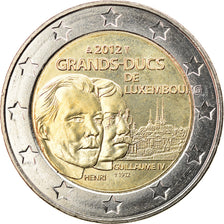 Lussemburgo, 2 Euro, Grands-Ducs Henri et Guillaume IV, 2012, Utrecht, SPL