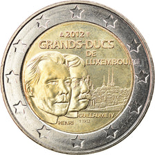 Luxemburg, 2 Euro, Grands-Ducs Henri et Guillaume IV, 2012, Utrecht, UNZ