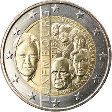 Luxembourg, 2 Euro, 125ème anniversaire de la dynastie, 2015, Utrecht, MS(63)