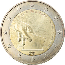Malta, 2 Euro, Election des premiers représentants, 2011, Paris, MS(63)