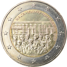 Malte, 2 Euro, Majorité au Conseil des Représentants, 2012, SPL, Bi-Metallic