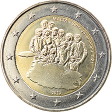 Malta, 2 Euro, Autonomie gouvernementale de 1921, 2013, Paris, MS(63)