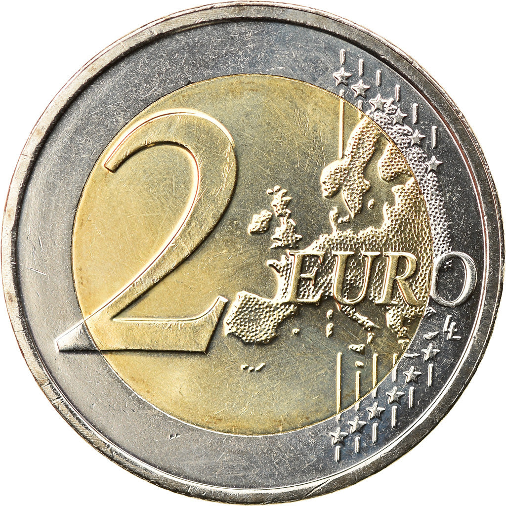 Malta, 2 Euro, 50 ans de l'indépendance, 2014, Paris, MS(63), Bi-Metallic