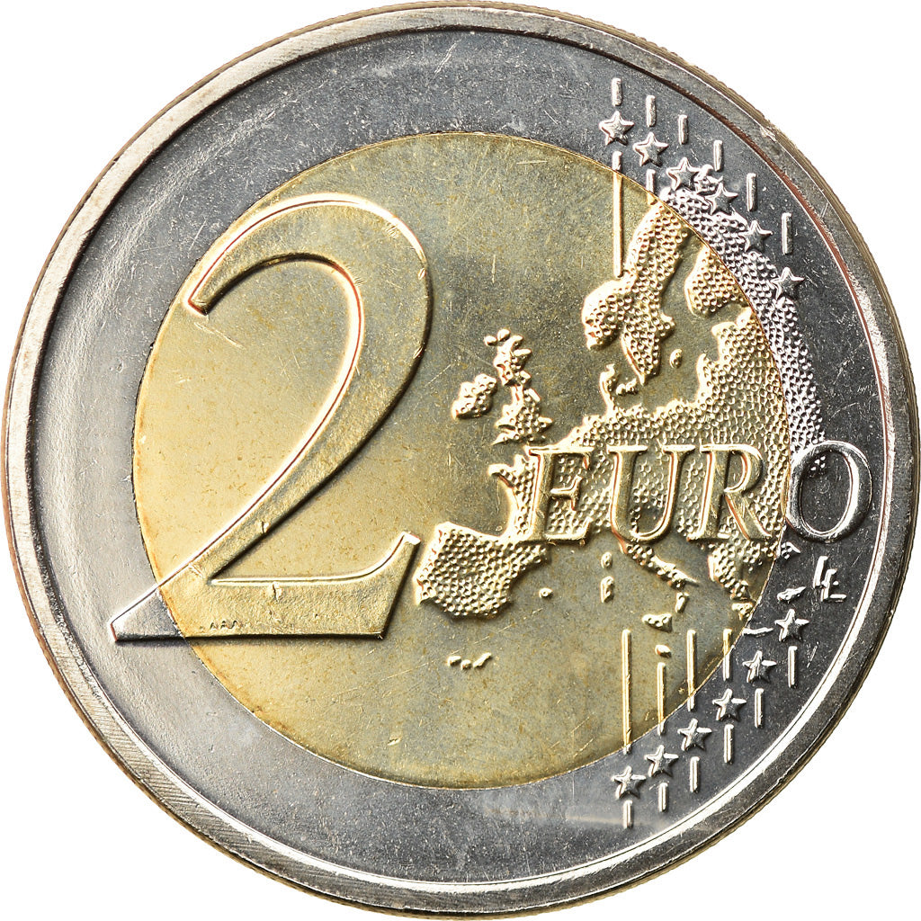 Malte, 2 Euro, 100ème anniversaire du 1er Vol, 2015, Paris, SPL, Bi-Metallic