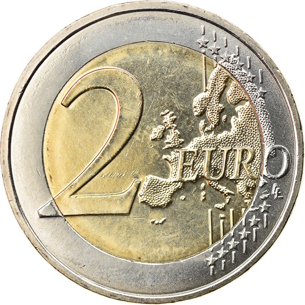 Malta, 2 Euro, L'amour, 2016, Paris, MS(63), Bi-Metallic