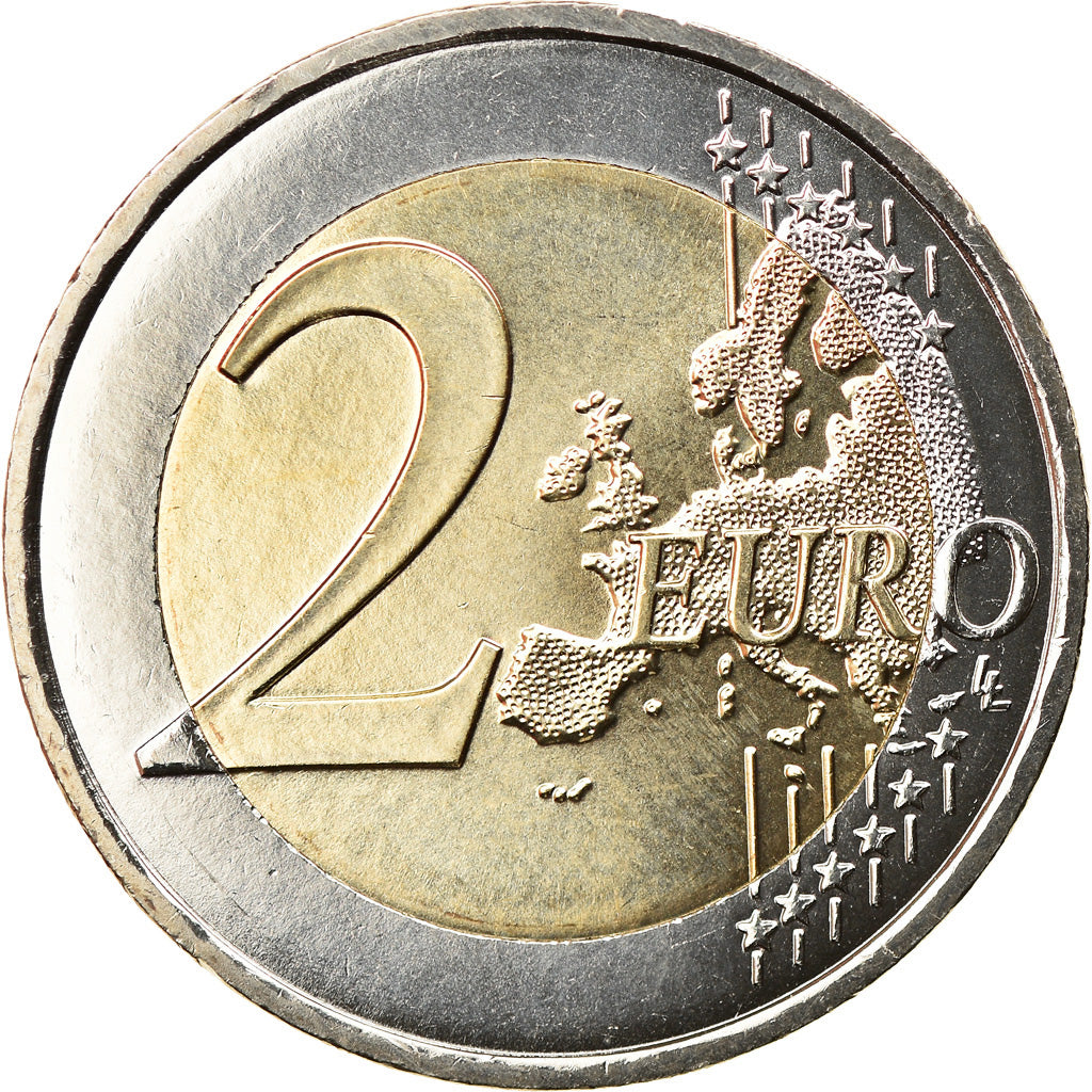 Malta, 2 Euro, Les Temples de Mnajdra, 2018, Paris, MS(63), Bi-Metallic