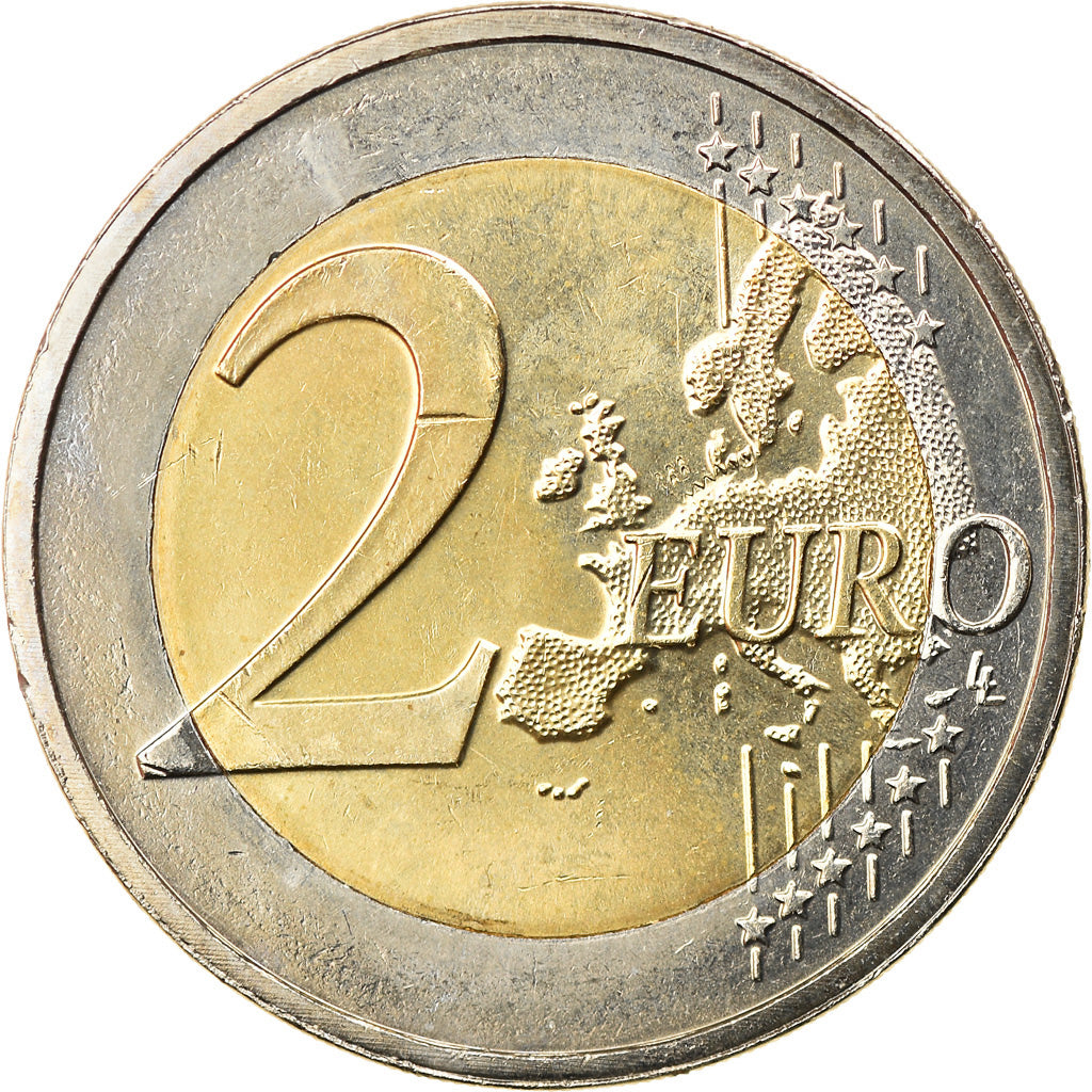 Netherlands, 2 Euro, 10 ans de l'Euro, 2012, Utrecht, MS(63), Bi-Metallic
