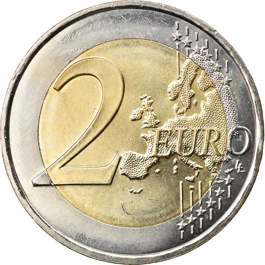 Monaco, 2 Euro, Admission à l'ONU, 2013, MS(63), Bi-Metallic