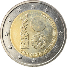 Estonia, 2 Euro, 100 ans de la République, 2018, Vantaa, MS(63), Bi-Metallic