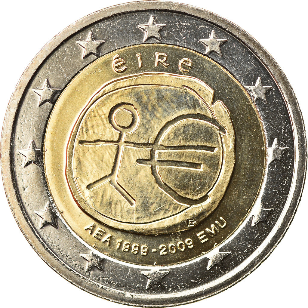 IRELAND REPUBLIC, 2 Euro, EMU, 2009, Sandyford, MS(63), Bi-Metallic, KM:62
