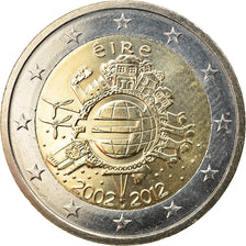 IRELAND REPUBLIC, 2 Euro, 10 ans de l'Euro, 2012, Sandyford, MS(63)