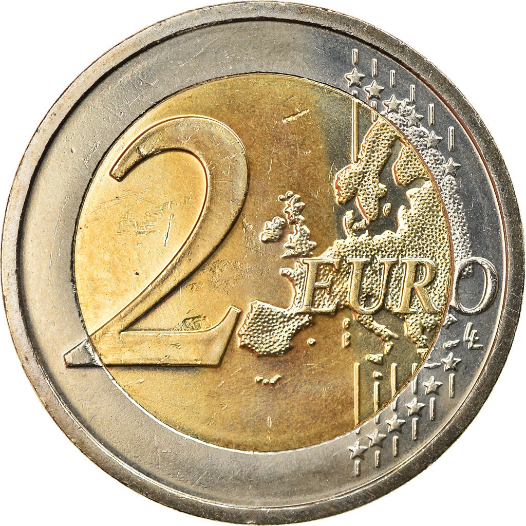IRELAND REPUBLIC, 2 Euro, 10 ans de l'Euro, 2012, Sandyford, MS(63)