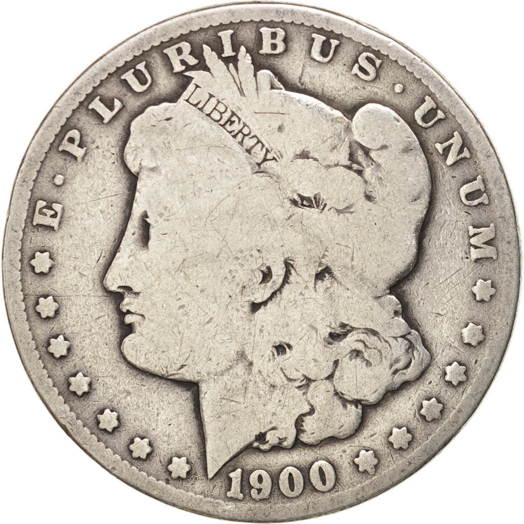 UNITED STATES, Morgan Dollar, Dollar, 1900, U.S. Mint, KM #110, F(12-15),...