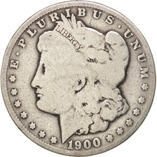 UNITED STATES, Morgan Dollar, Dollar, 1900, U.S. Mint, KM #110, F(12-15),...