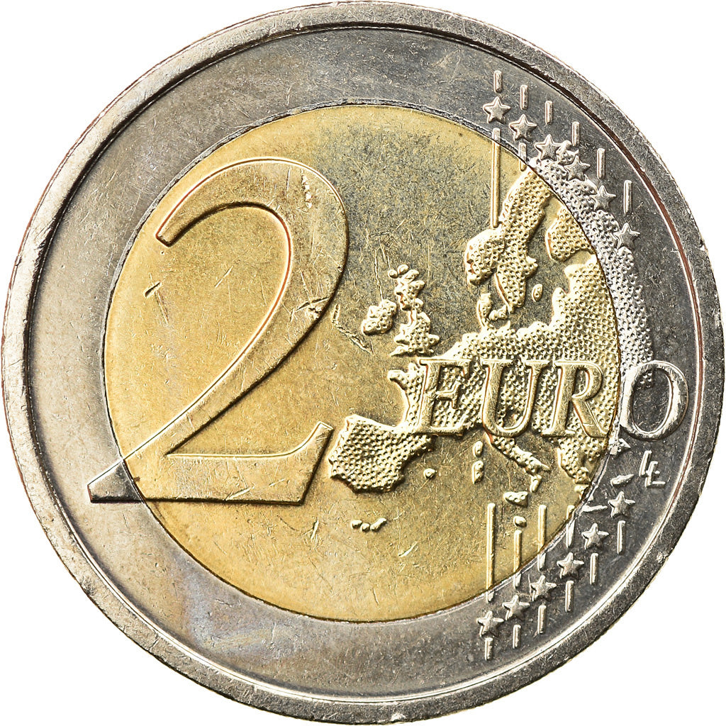 Ireland, 2 Euro, Drapeau européen, 2015, Sandyford, MS(63), Bi-Metallic