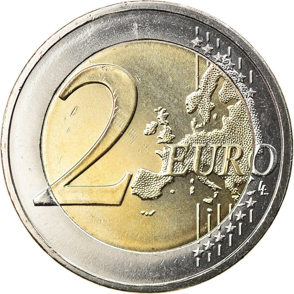 Greece, 2 Euro, Nikos Kazantzakis, 2017, Athens, MS(63), Bi-Metallic