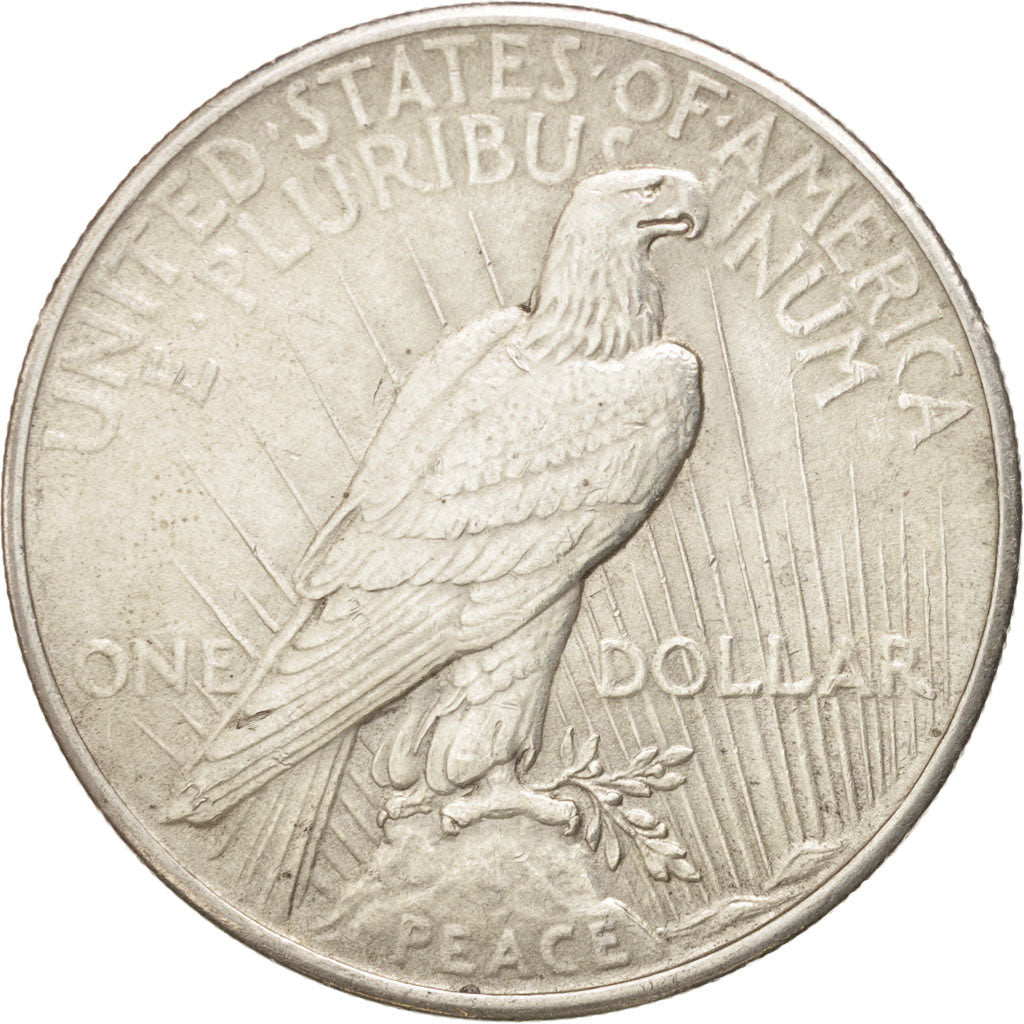 UNITED STATES, Peace Dollar, Dollar, 1925, U.S. Mint, KM #150, AU(55-58),...