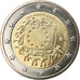 Greece, 2 Euro, Drapeau européen, 2015, Athens, MS(63), Bi-Metallic