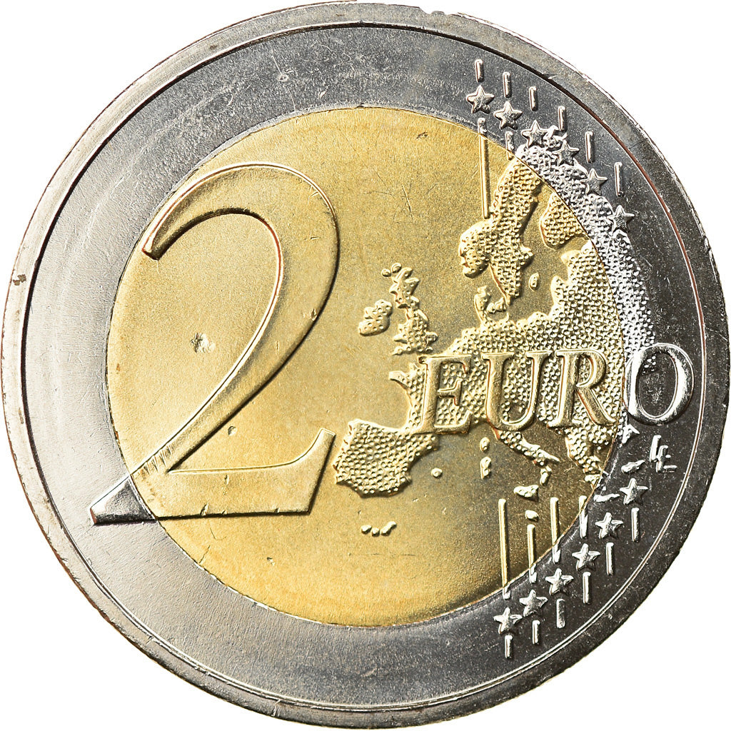 Greece, 2 Euro, Drapeau européen, 2015, Athens, MS(63), Bi-Metallic