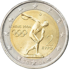 Greece, 2 Euro, Jeux Olympiques d'Athènes, 2004, Athens, AU(55-58)