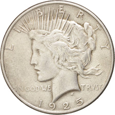 UNITED STATES, Peace Dollar, Dollar, 1925, U.S. Mint, KM #150, AU(50-53),...