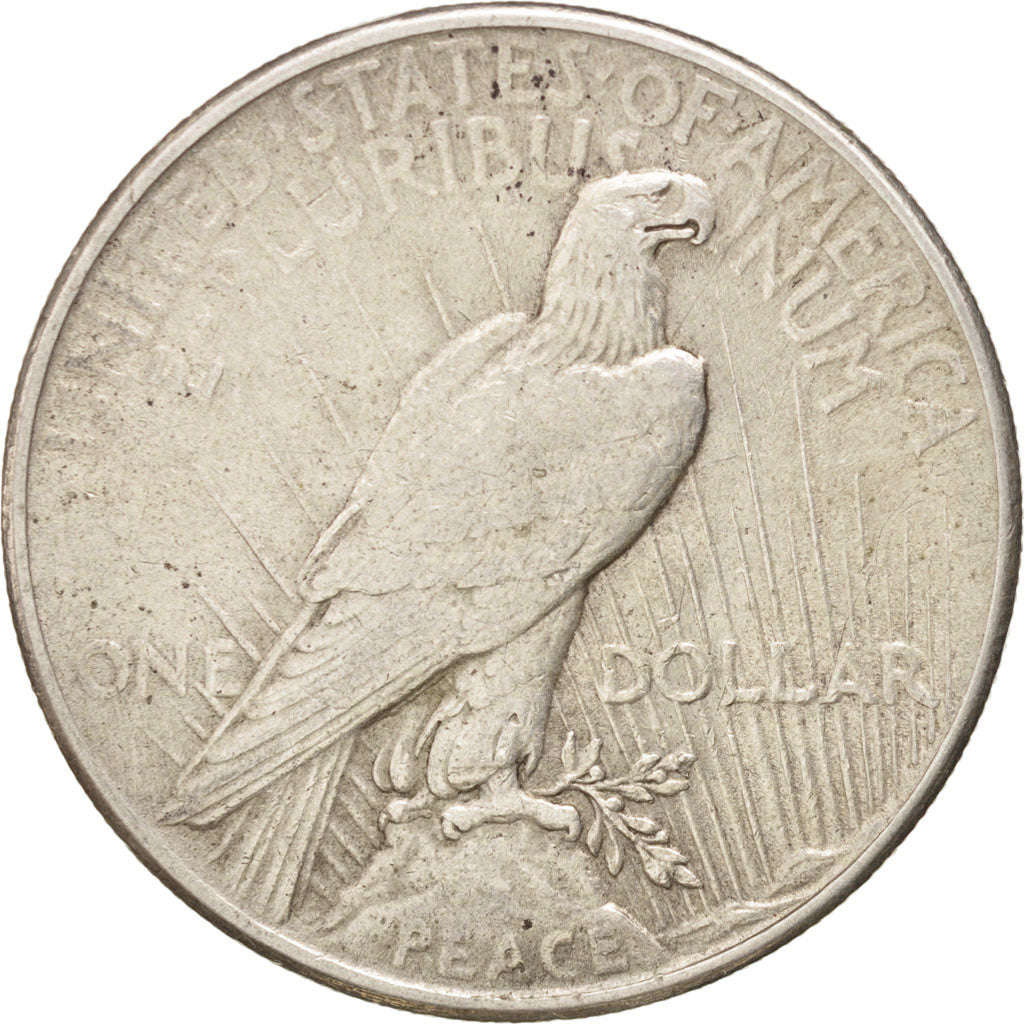 UNITED STATES, Peace Dollar, Dollar, 1925, U.S. Mint, KM #150, AU(50-53),...