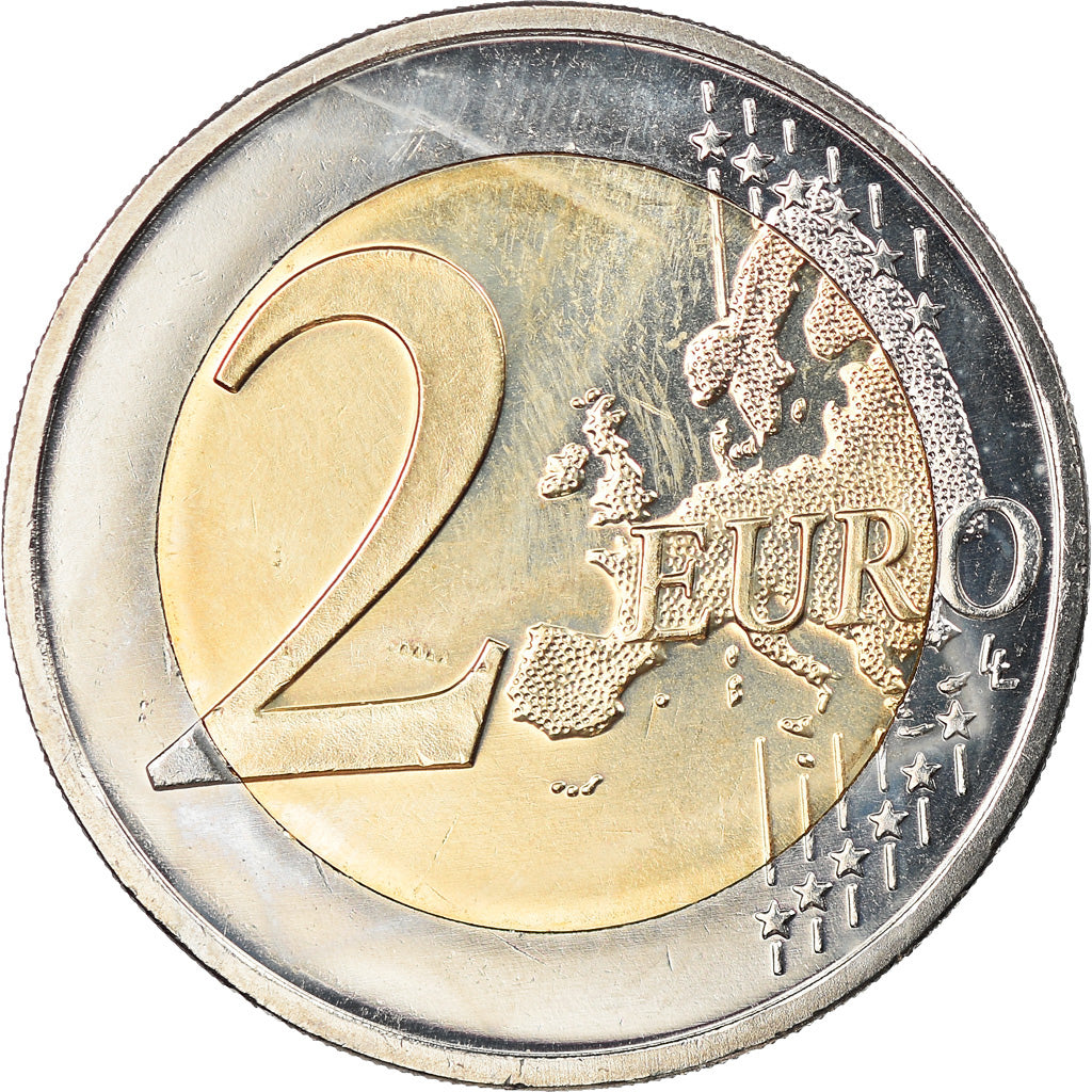 Latvia, 2 Euro, Drapeau européen, 2015, MS(63), Bi-Metallic