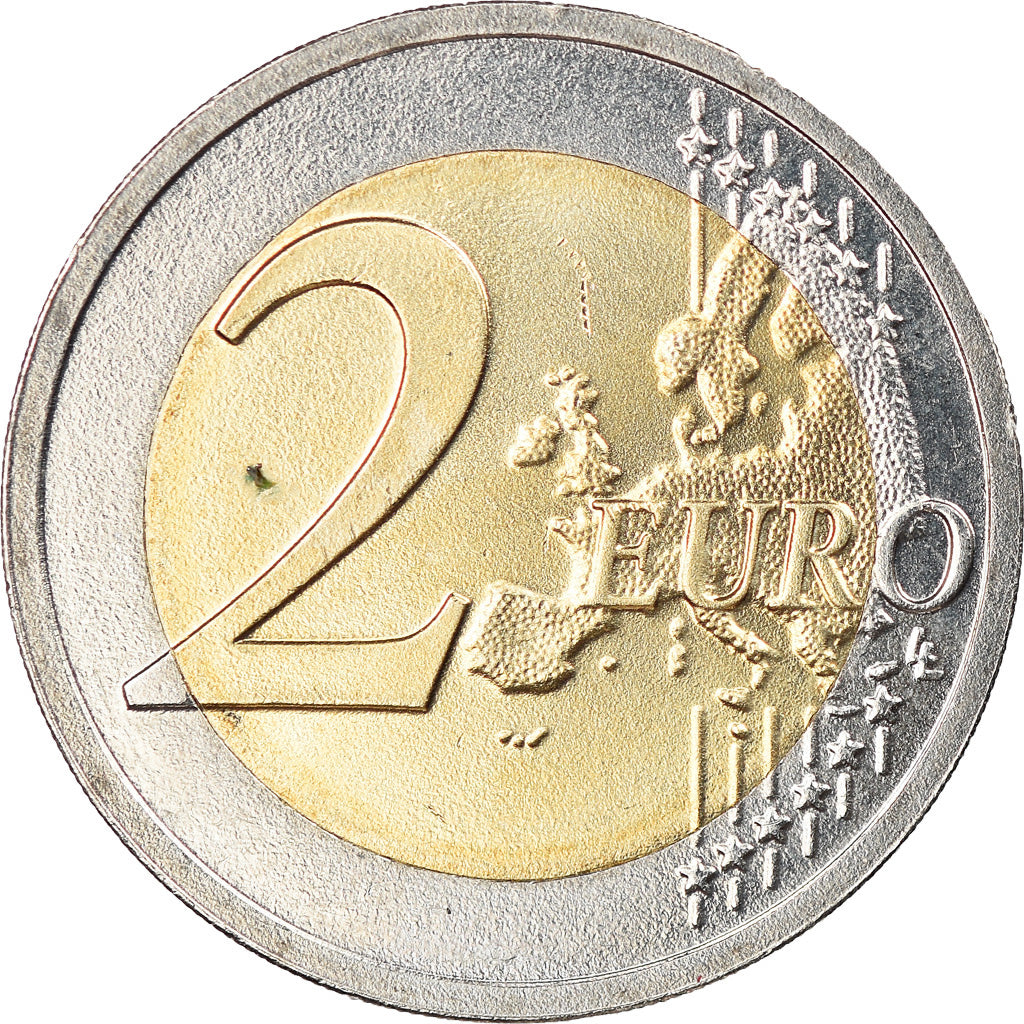 Latvia, 2 Euro, 100 ans des pays baltes, 2018, MS(63), Bi-Metallic