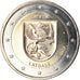 Latvia, 2 Euro, Latgale, 2017, UNZ, Bi-Metallic