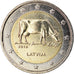 Latvia, 2 Euro, Industrie laitière, 2016, MS(63), Bi-Metallic
