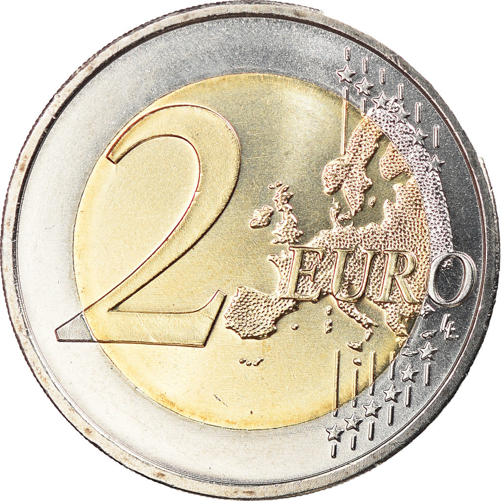 Latvia, 2 Euro, Présidence de l'UE, 2015, MS(63), Bi-Metallic