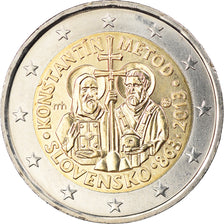 Slovakia, 2 Euro, Constantin et Méthode en Grande-Moravie, 2013, Kremnica