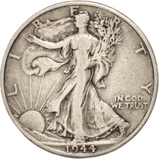UNITED STATES, Walking Liberty Half Dollar, Half Dollar, 1944, U.S. Mint, KM...