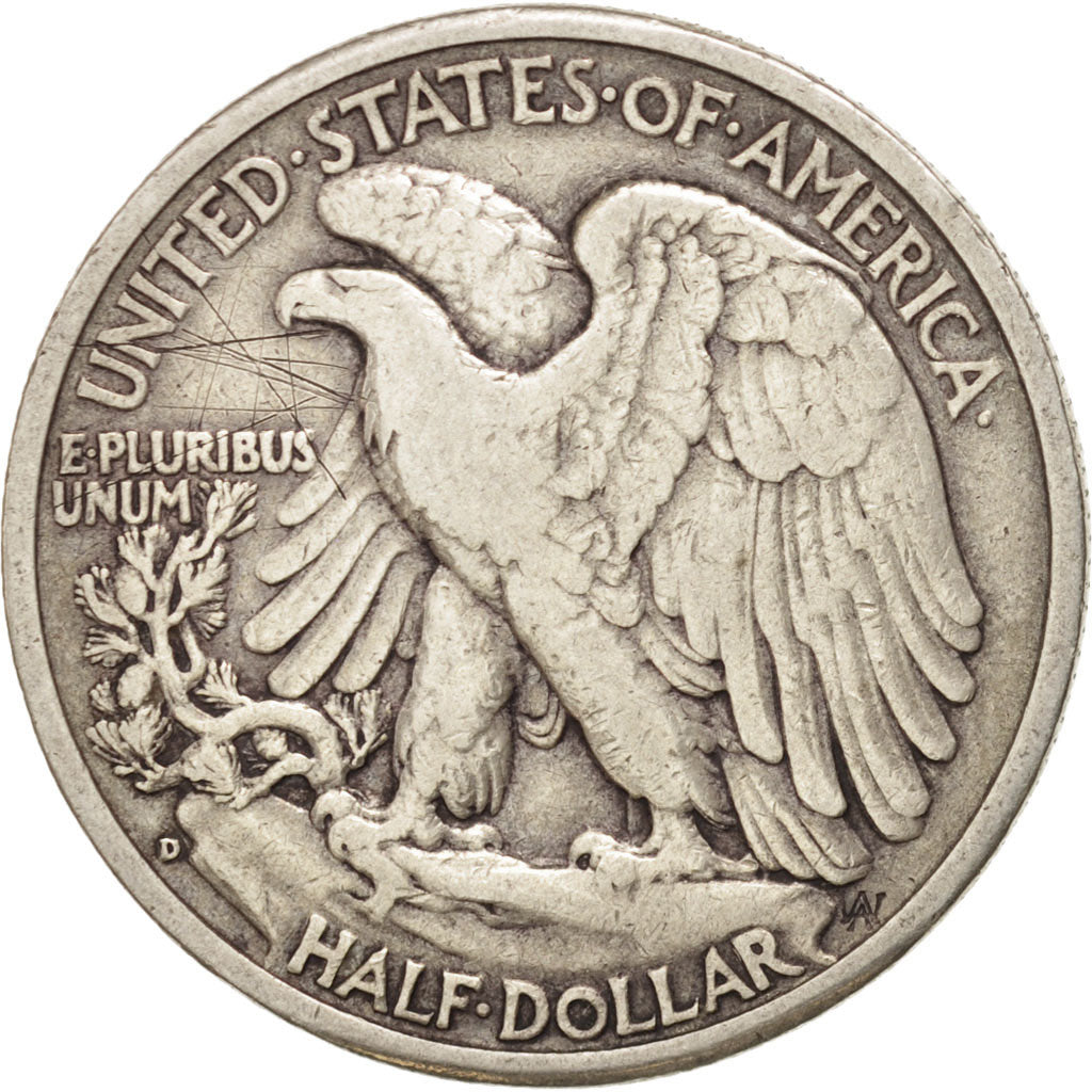 UNITED STATES, Walking Liberty Half Dollar, Half Dollar, 1944, U.S. Mint, KM...