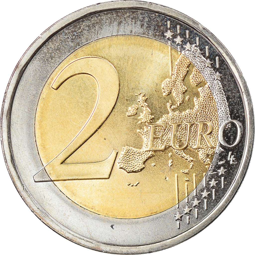 Slovenia, 2 Euro, Traité de Rome 50 ans, 2007, MS(63), Bi-Metallic, KM:Pn46